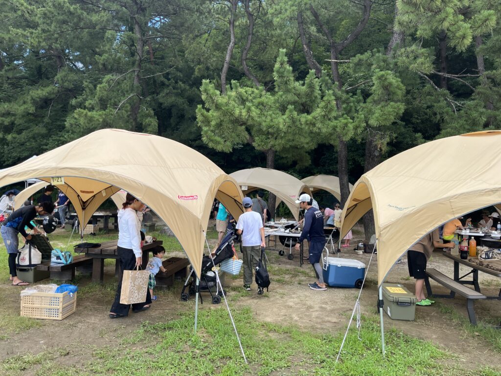 BBQの様子